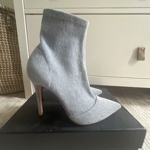 GianVito Rossi Denim Sock Boots